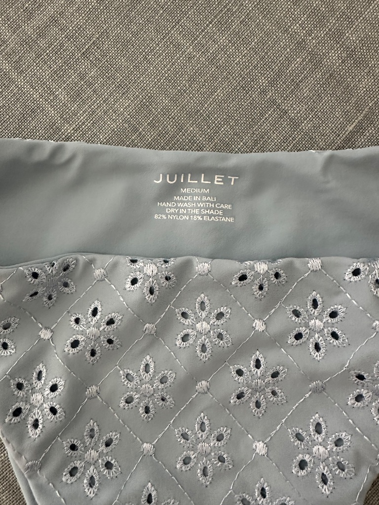 New With Tags Juillet Edie Bikini Bottom Ash Eyelet Size Medium — image 2 of 4